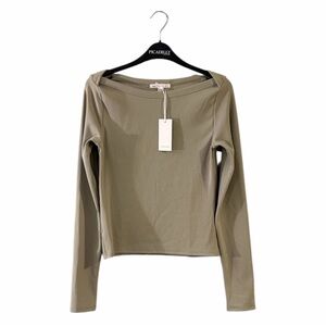 ✨ Antistar ($35) Olive Boatneck Long Sleeve Rib Tee - PTP 18